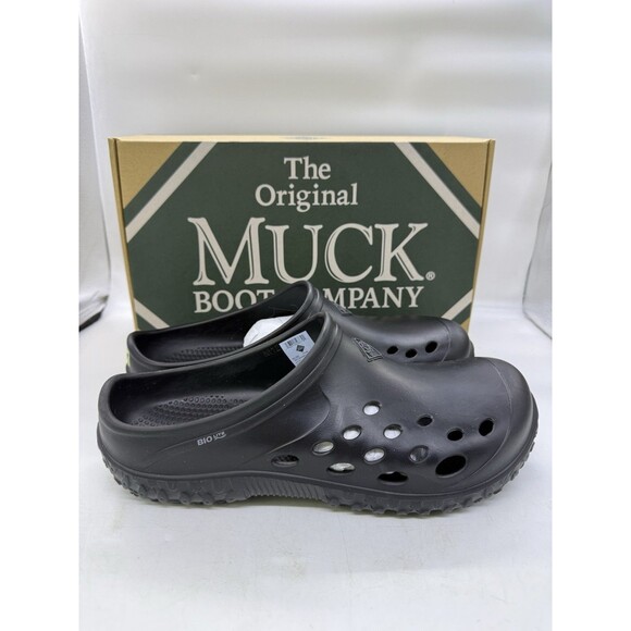 Muck Boots Men\'s Muckster Lite Black Clog Slip On Shoes MLC000 Size 12 M main image 6